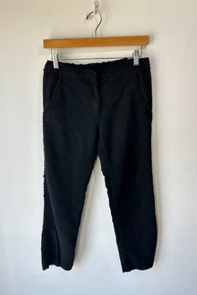 Margiela Black Boiled Wool Pants selected by The Curatorial Dept.