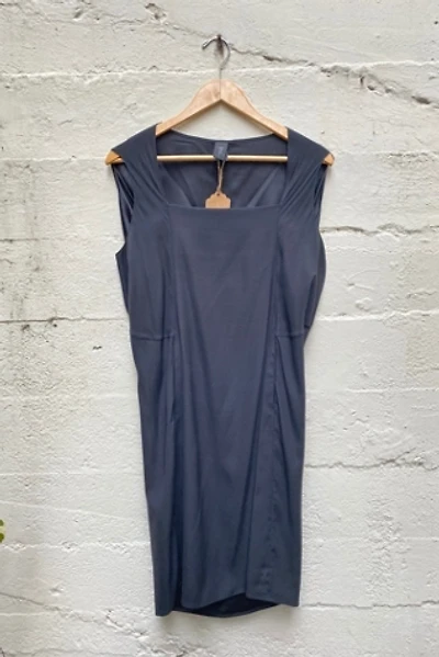 Zero by Maria Cornejo Black Silk Dress Selected by The Curatorial Dept.