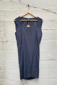 Zero by Maria Cornejo Black Silk Dress Selected by The Curatorial Dept.