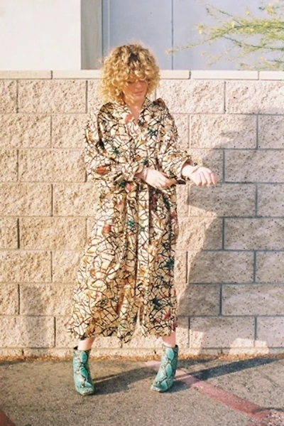 Vintage Fong Leng Splatter Paint Dress Selected by The Curatorial Dept.