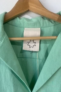 LWN Mint Green Cotton Jumpsuit Selected by The Curatorial Dept.