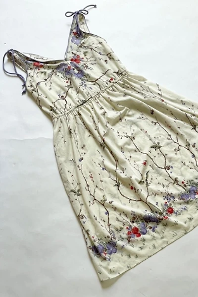 Vintage 1970's Floral and Bird Dress Selected by FernMercantile