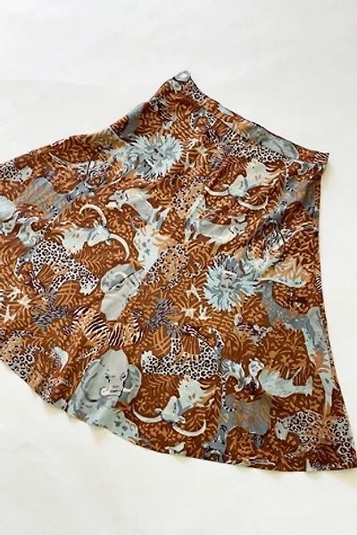 Vintage 1970's Jungle Scene Skirt Selected by FernMercantile