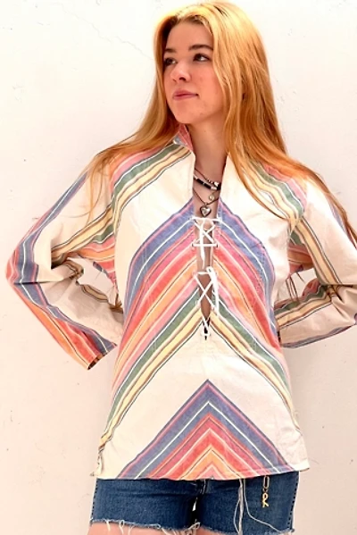 Vintage Ellen Tracy Striped Top Selected by Anna Corinna