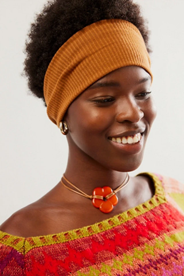 Curried Myrrh Bohdi Soft Headband | Pacific City display picture 1