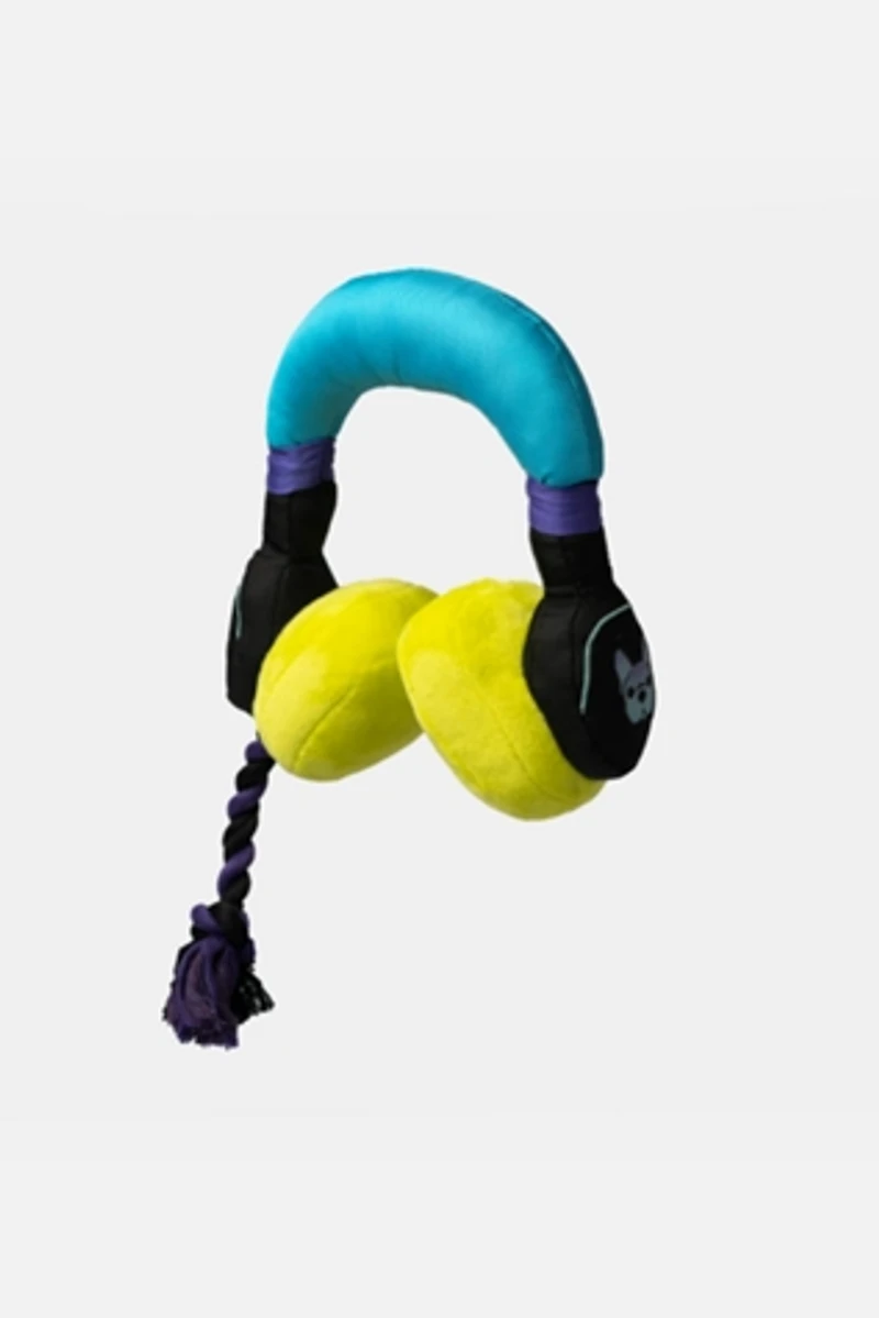 Silver Paw Headphones Dog Toy