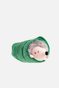 Silver Paw Sleeping Porcupine Dog Toy