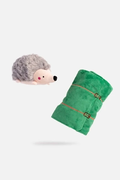 Silver Paw Sleeping Porcupine Dog Toy
