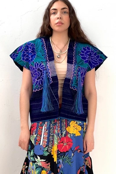 Anna Corinna Dusk Woven Flowers Jacket