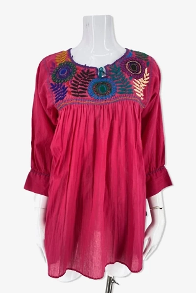Vintage Hand Embroidered Peasant Blouse Selected By Ritual Vintage