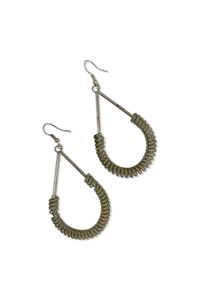 1980s Silver Wrapped Metal Statement Hoops Selected By Ritual Vintage