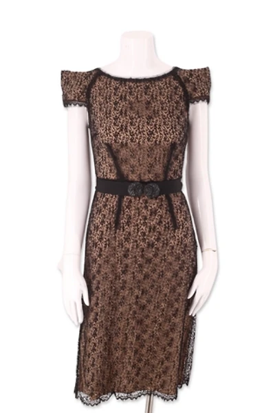 1990s Collette Dinnigan Deco Lace Sheath Dress Selected By Ritual Vintage