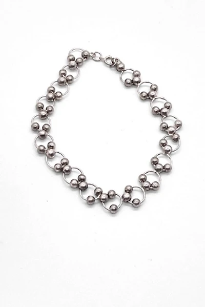 Vintage Sterling Beaded Chain Bracelet Selected by MARMALADE