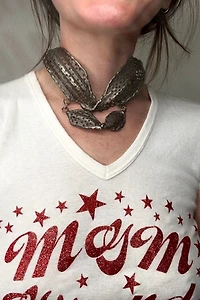 1970s Brutalist Metal Collar Selected by Cherry