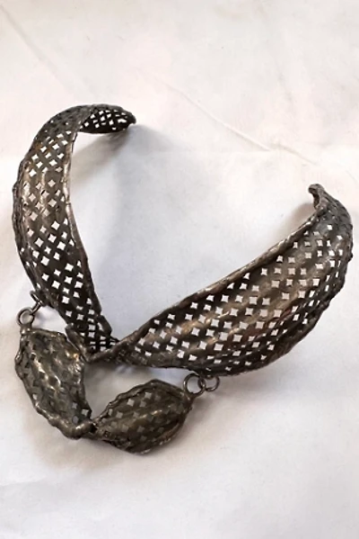 1970s Brutalist Metal Collar Selected by Cherry