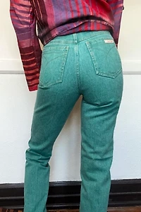 Deadstock Early 80s Green Calvin Klein Denim Pants Selected by Cherry