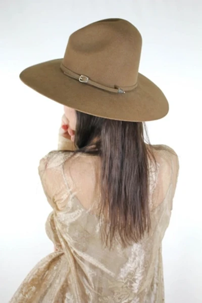 Vintage Western Tall Crown Cowboy Hat Selected By Moons + Junes Vintage