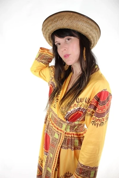 1970s Straw Woven Panama Hat Selected By Moons + Junes Vintage