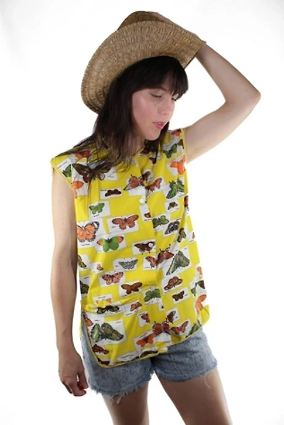 1970s Handmade Butterfly Species Tank Selected By Moons + Junes Vintage