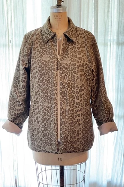 Vintage Krizia Animal Print Reversible Jacket Selected by FernMercantile