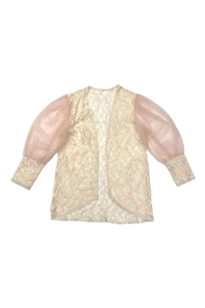 1970s Vintage Lace & Chiffon Duster Jacket Selected by BusyLady Baca & The Goods