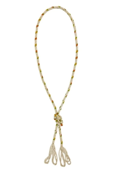 Vintage Beaded Tassel Tie Necklace Selected by BusyLady Baca & The Goods