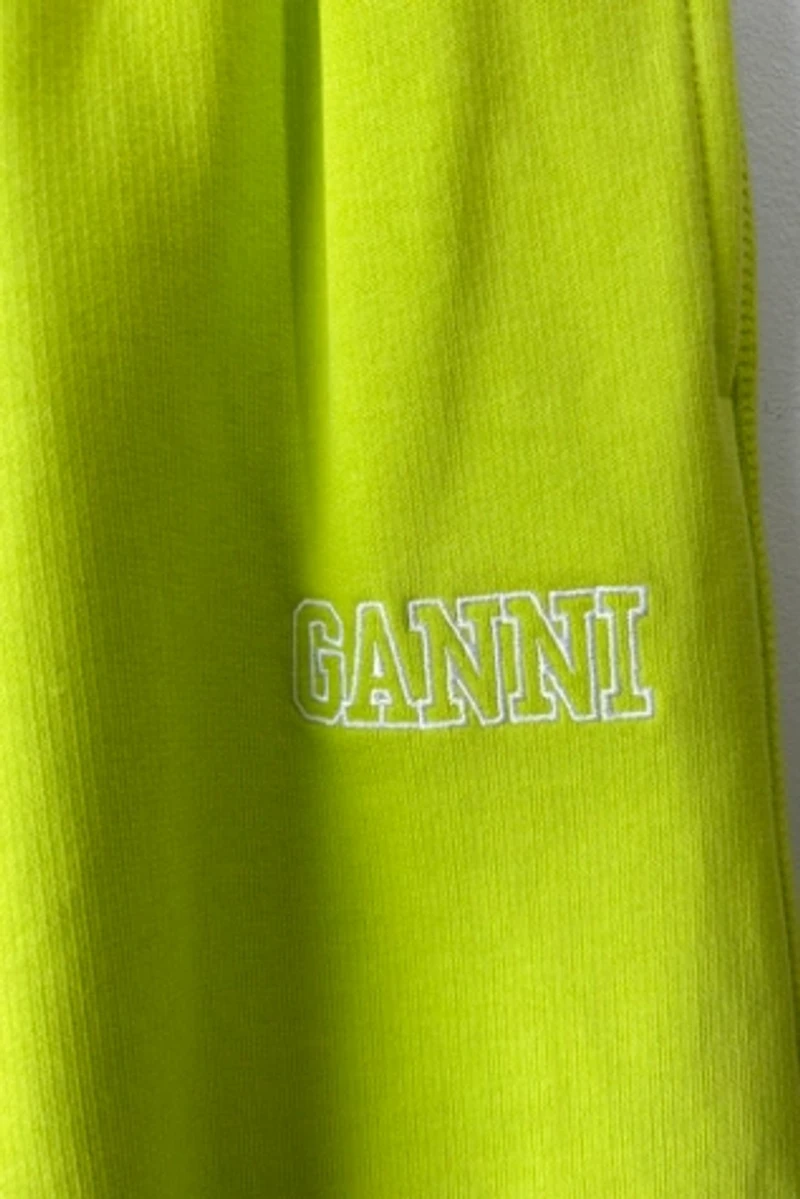 Ganni Neon Green Shorts Selected by The Curatorial Dept.