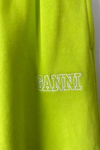 Ganni Neon Green Shorts Selected by The Curatorial Dept.
