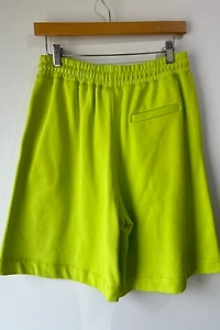 Ganni Neon Green Shorts Selected by The Curatorial Dept.
