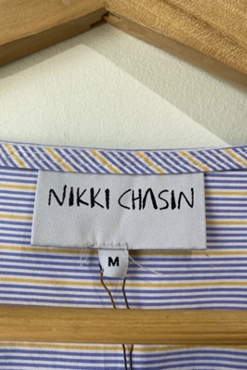 Nikki Chasin Striped Maxi Dress Selected by The Curatorial Dept.