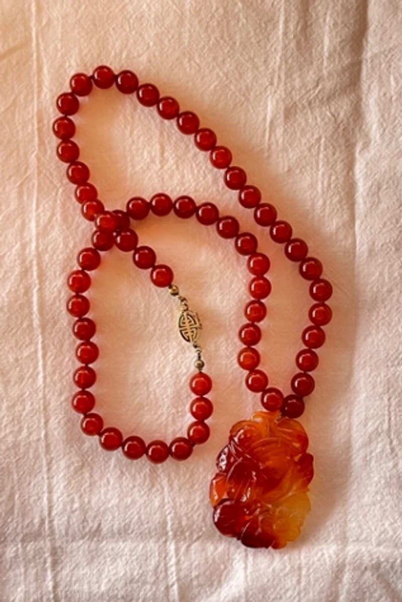 Gump’s Carnelian Necklace Selected by The Curatorial Dept.