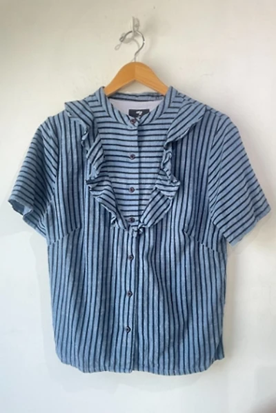 Ace & Jig x Barney’s Stripe Ruffle Top Selected by The Curatorial Dept.