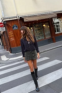 We The Free Micro Mini Suede Skort