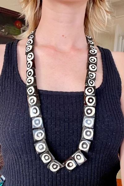 Bullseye Beaded Necklace Selected by The Curatorial Dept.
