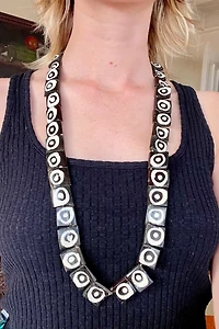 Bullseye Beaded Necklace Selected by The Curatorial Dept.