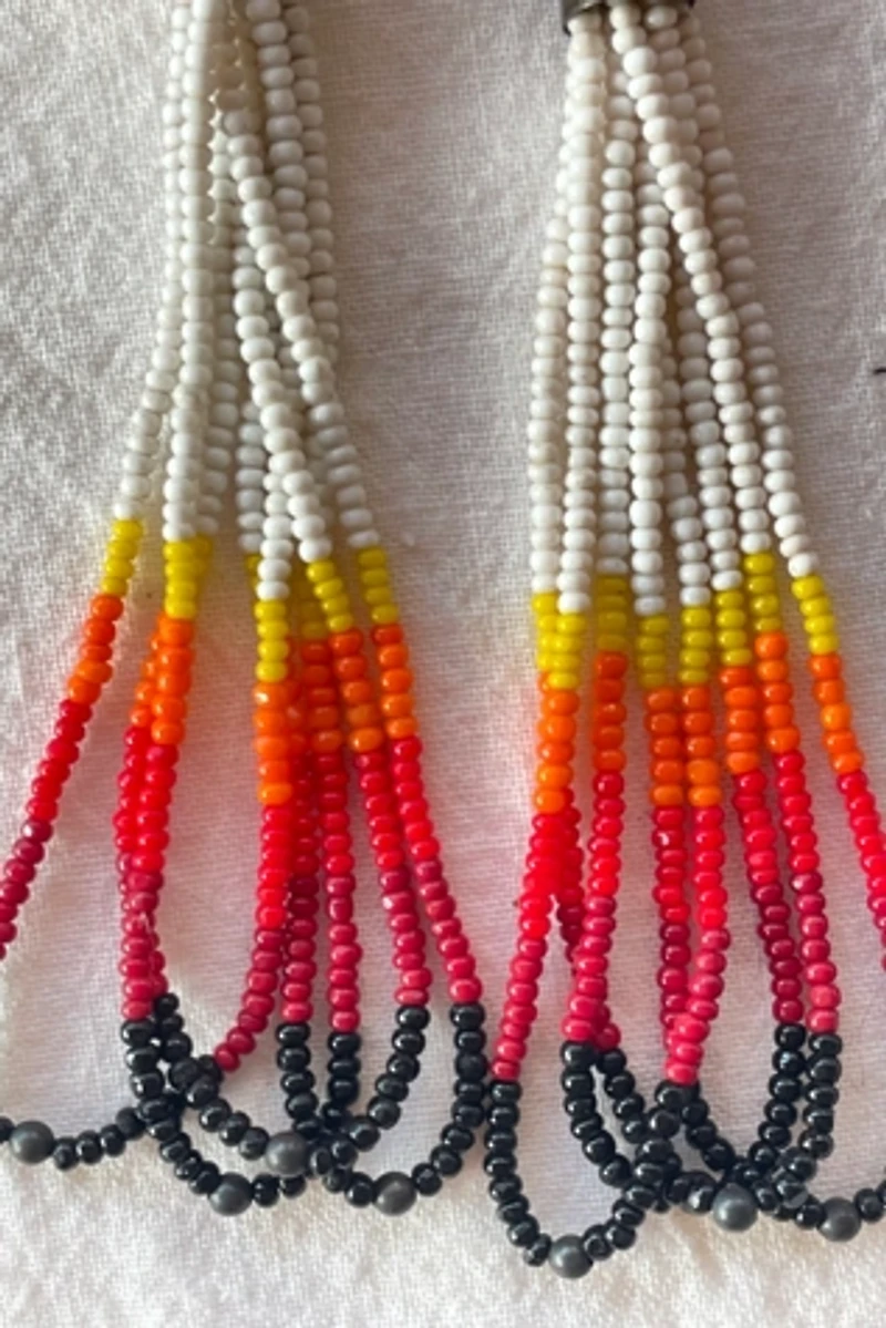 Sterling Beaded Earrings Selected by The Curatorial Dept.