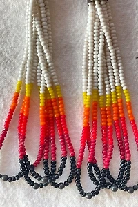 Sterling Beaded Earrings Selected by The Curatorial Dept.