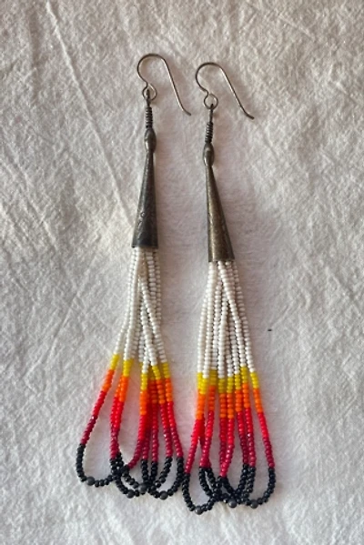 Sterling Beaded Earrings Selected by The Curatorial Dept.
