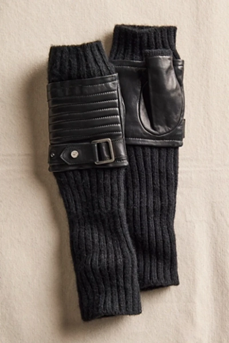 Moto Fingerless Gloves