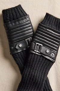 Moto Fingerless Gloves