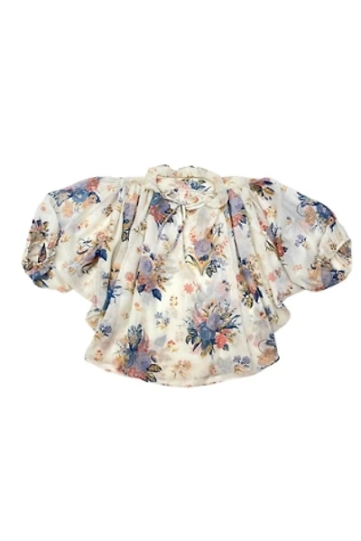 1970s Vintage Gauzy Batwing Blouse Selected by BusyLady Baca & The Goods