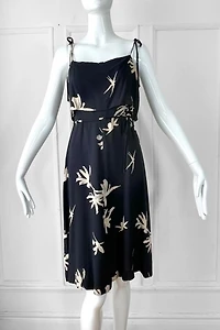 70s Graphic Floral Sundress Selected by MARMALADE
