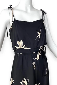 70s Graphic Floral Sundress Selected by MARMALADE