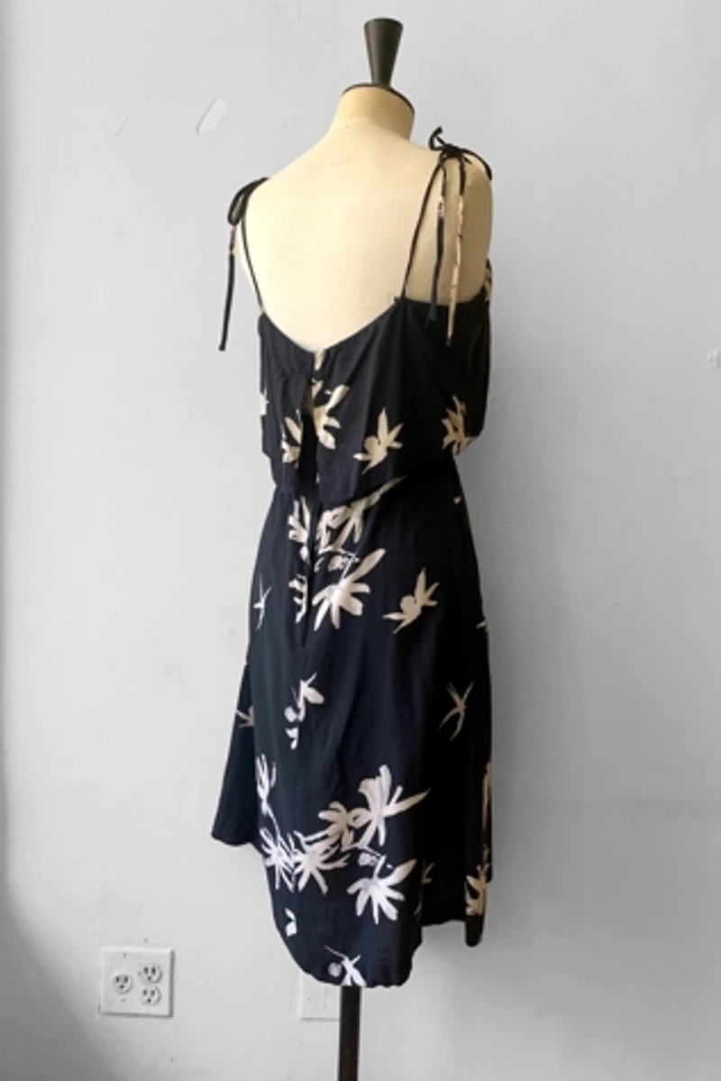 70s Graphic Floral Sundress Selected by MARMALADE
