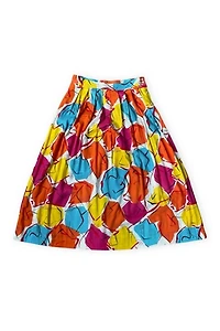 80s Abstract Print High Waist Skirt Selected by MARMALADE