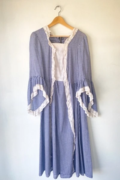 Vintage Gingham Prairie Dress Selected by The Curatorial Dept.