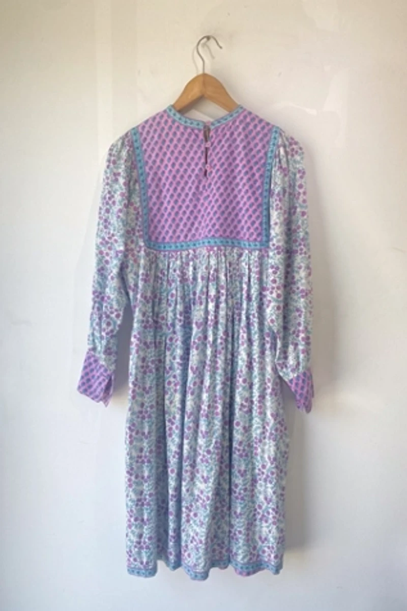 Sabrina Block Print Dress Selected by The Curatorial Dept.