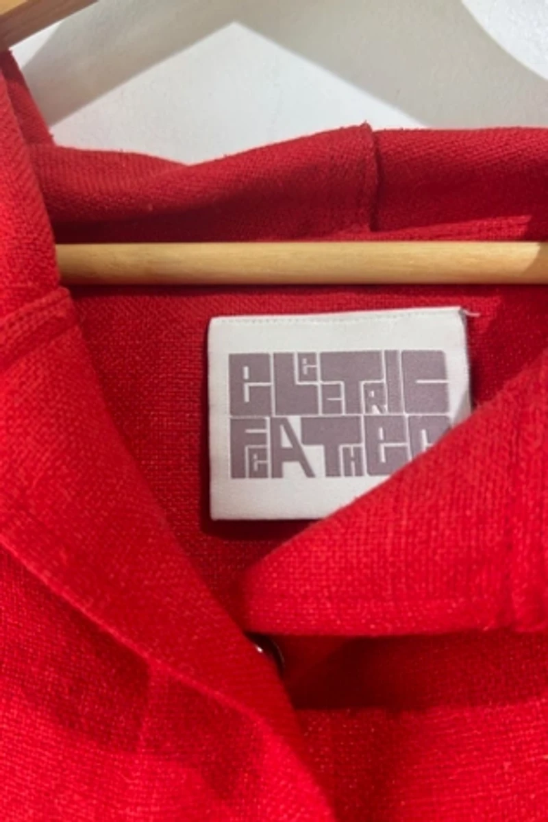 Electric Feathers Raw Silk Jacket Selected by The Curatorial Dept.