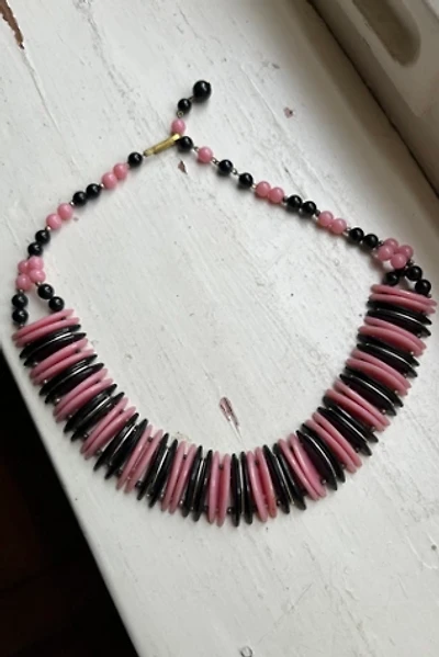 Mid-Century Celluloid Necklace Selected by Wax Plant