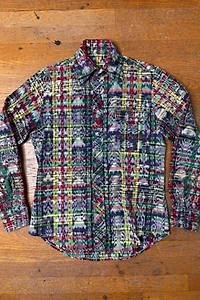 1970s Woven Ethnic Cotton Shirt Selected by Cherry
